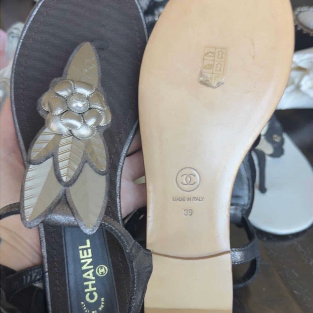 CHANEL Black Sandals with Timeless Elegance